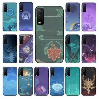 Чехол для телефона с визитной карточкой Xiao Kazuha Venti Ayaka для VIVO Y31 Y21 Y70 Y21S Y20 Y72 1907 Y12 Y11S Y53S Y33S Y55 Y76 Y51 Y15S Y01 VIVO Y31