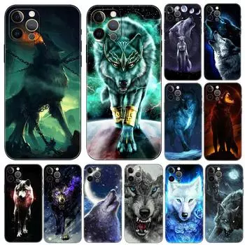 Чехол для телефона с волком для iPhone Samsung Galaxy Redmi Xiaomi Oppo OnePlus Note SA 7 8 9 10 11 12 13 14 20 21 22 23 53 54 Pro Max Plus Ultra TPU Soft iPhone 6 or 6S