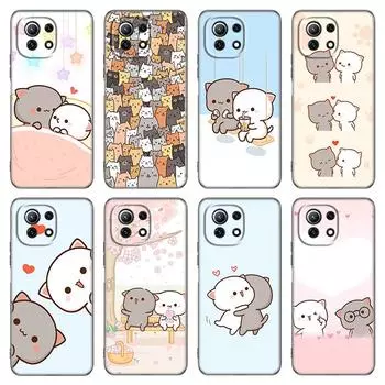 Чехол для телефона с забавным мультяшным котом для Xiaomi Mi POCO X3 NFC GT M4 M3 12 11T 10T Pro A3 11 Lite NE 5G 12X 11i F3, мягкий черный чехол из ТПУ Xiaomi Mi A3