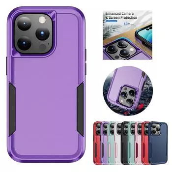 Чехол для телефона с защитой от падения 2-в-1 с беспроводной зарядкой для IPhone 15 14 Plus 13 12 11 Pro Max XS Max для Samsung S23 S22 S21 Ultra Plus S23FE A13 A53 A14 A54 iPhone 6/6S чёрный