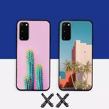 Чехол для телефона с зелеными растениями для Samsung Note 8 9 10 20, чехол для Note10Pro 10lite 20ultra M20 M31, чехол Funda Note10lite