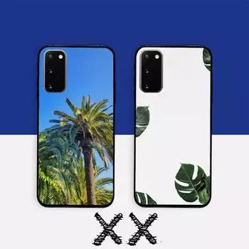 Чехол для телефона с зелеными растениями для Samsung Note 8 9 10 20, чехол для Note10Pro 10lite 20ultra M20 M31, чехол Funda Note10lite