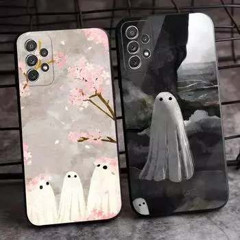 Чехол для телефона SA Ghost для Sumsung A02 A13 A31 A21 A33 A22 A53 A52 A73 A32 A50 A20 A40 A23 задняя крышка Samsung A20e