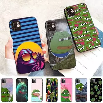 Чехол для телефона Sad Frog meme для iPhone 11 12 13 Mini Pro Max 8 7 6 6S Plus X 5 SE 2020 XR XS Funda Case 6plus or 6s plus