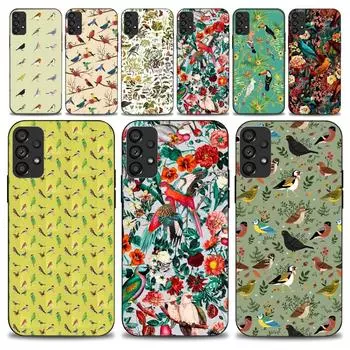 Чехол для телефона «Садовые птицы» для Samsung Galaxy S22 S23 Ultra S21 S20 FE Plus Note 20, мягкая обложка Samsungnote10lite