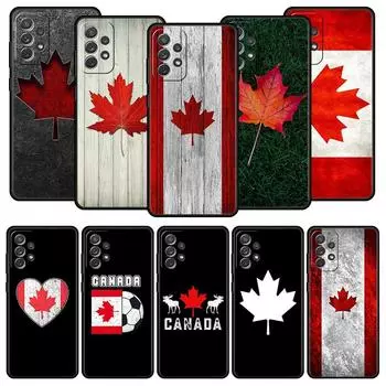 Чехол для телефона Samsung A13 A51 A71 A41 A31 A21S A11 A03S A12 A32 A52 A23 A33 A53 A73 5G Чехол кленовый флаг Канады любовь футбол Samsung A31