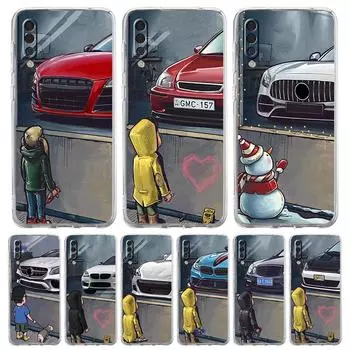 Чехол для телефона Samsung A14 A50 A70 A30 A40 A20E A10S A20S A02 A04S A12 A22 A32 A34 A42 A52 5G A54 Boy See, спортивный автомобильный чехол для дрифта Samsung A14 5G