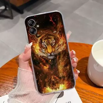 Чехол для телефона Samsung A20S A03 A14 A30 A04E A32 A10e A52, задняя крышка, модная противоударная матовая мягкая силиконовая прозрачная сумка для телефона для бампера Galaxy Samsung A3 2016