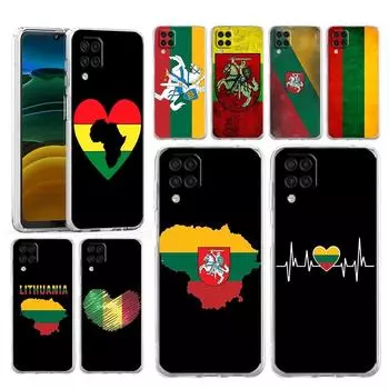 Чехол для телефона Samsung A54 A52 A50 A70 A30 A40 A20S A20E A02S A12 A14 A22 A24 A42 A34 A32 5G A04s Чехол Флаг Литвы флаг Samsung A02S