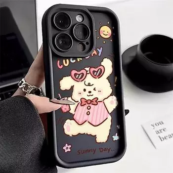 Чехол для телефона iPhone 11 13 12 14 15 16 Pro Max 7 8 Plus XR XS Max Samsung A55 S24 S23 A02S Redmi 9 13C 9A 10 A3 OPPO A15S A16 A17 A18 A38 A53 A54 A31 Xiaomi 11 Lite 4G кофейный