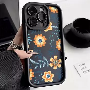 Чехол для телефона iPhone 11 13 12 14 15 16 Pro Max 7 8 Plus XR XS Max Samsung A55 S24 S23 A02S Redmi 9 13C 9A 10 A3 OPPO A15S A16 A17 A18 A38 A53 A54 A31 Xiaomi 11 Lite 4G кофейный