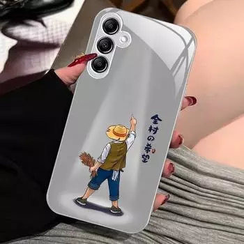 Чехол для телефона Samsung A73 Village People для A32, S21, A52s, A70 в металлическом цвете и зеленом цвете от Cangling. Samsung A52s