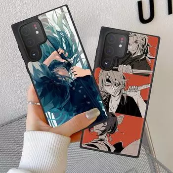 Чехол для телефона Samsung Galaxy A10 A11 A12, чехол для Samsung A20 A21 A22 A52 A32 5g A50 A51 A70, мягкий чехол из ТПУ с аниме «Убийца демонов», чехол For Samsung A22 5G