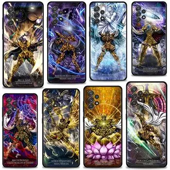 Чехол для телефона Samsung Galaxy A12 A52 A51 A13 A32 A21s A71 A31 A02s A30s A53 A72 A11 A73 Celular Funda Saint Seiya Anime Samsung A73 5G