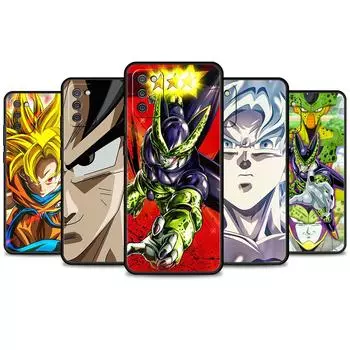 Чехол для телефона Samsung Galaxy A12 A52 A51 A71 A32 A21s A02s A32 5G A31 A72 A22 A41 A03 A13, чехол Dragon Ball Son Goku and Cell Samsung A02