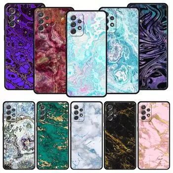 Чехол для телефона Samsung Galaxy A13 A51 A71 A41 A31 A21S A11 A01 A03S A12 A32 A52 A22 A23 A33 A53 A73 5G Чехол Love Marble Pattern Samsung A33 5G