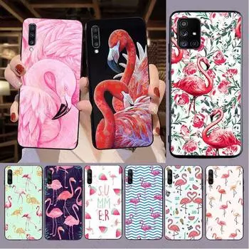 Чехол для телефона Samsung Galaxy A13 A53 A11 A12 A32 A22 A52S 5G A10S A41 A42 A33 A20E A30S A40 A51 A71, чехлы с изображением фламинго и птицы Galaxy A10