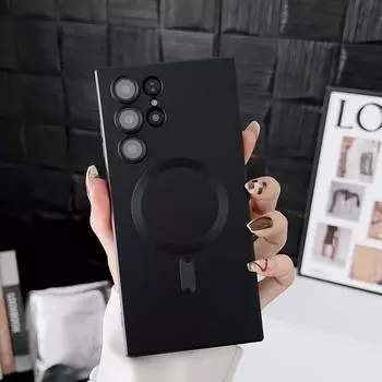 Чехол для телефона Samsung Galaxy A16 A06 A55 A35 A15 S25 S24 Ультра модный силиконовый противоударный бампер for Samsung Galaxy A16 чёрный