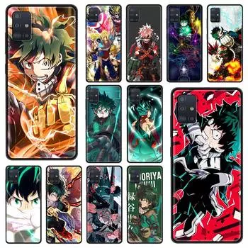 Чехол для телефона Samsung Galaxy A21S A51 A71 A70 A50 A31 A12 A02S, мягкий противоударный чехол, чехол аниме My Hero Academia Samsung A01