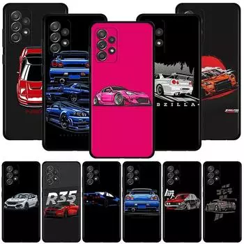 Чехол для телефона Samsung Galaxy A51 A12 A72 A52 A21s A71 A32 A31 A32 A02s A11 A41 A22 A42 A02 Fundas JDM GTR Ares King Samsung A01