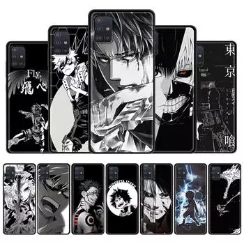 Чехол для телефона Samsung Galaxy A51 A71 A21s A31 A12 A41 M31 M51 A52 A32 A11 M30s A42 A01, черный мягкий чехол, коллекция аниме и комиксов Samsung A02s