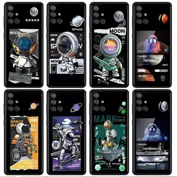 Чехол для телефона Samsung Galaxy A52 A12 A51 A32 A21s A71 A32 5G A12 A22 A53 A31 A13 A72 A02s с изображением астронавта и звезды Samsung A52 4G(5G)