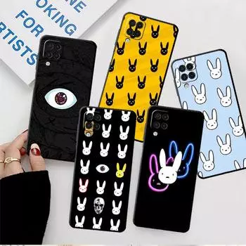 Чехол для телефона Samsung Galaxy A52 A12 A51 A32 A21s A71 A32 5G A12 A22 A53 A31 A13 A72 A02s A41 A03 A04 с изображением аниме-кролика Samsung A53 5G