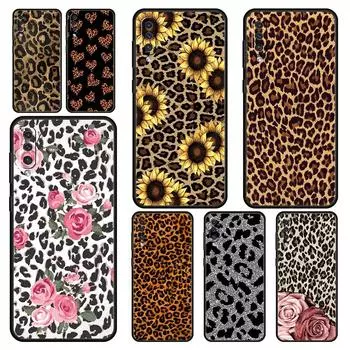 Чехол для телефона Samsung Galaxy A52 A14 A50 A70 A10S A30 A40 A20S A20E A02S A12 A22 A32 5G A04s с тигровым леопардовым принтом и цветочным принтом Samsung A20S