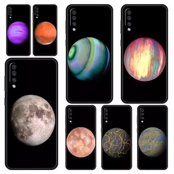 Чехол для телефона Samsung Galaxy A52 A14 A50 A70 A10S A30 A40 A20S A20E A02S A12 A22 A72 A32 5G A04s Эстетический чехол с изображением космической планеты Samsung A50