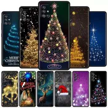 Чехол для телефона Samsung Galaxy A52 A32 A12 A21s A71 A53 A51 A31 A13 A23 A22 A72 A41 Fundas задняя крышка Рождественский милый лось Samsung A11