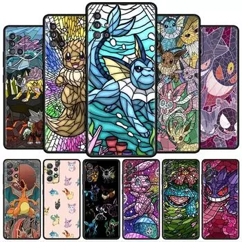 Чехол для телефона Samsung Galaxy A52 A32 A12 A21s A71 A53 A51 A31 A13 A23 A22 A72 A41 Fundas задняя крышка Pokemon Gengar Eevee Art Samsung A11