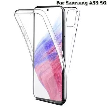 Чехол для телефона Samsung Galaxy A53 5G, 360 градусов, двойной прозрачный, противоударный Samsung Galaxy A53 5G чистый