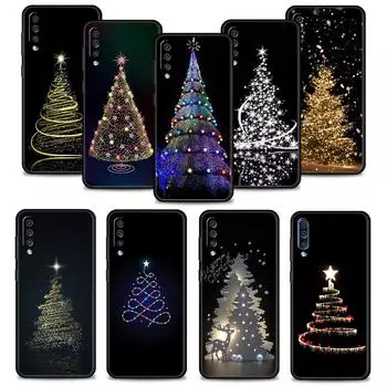 Чехол для телефона Samsung Galaxy A70 A50 A30s A20s A20e M62 M52 M51 M32 M31 M31s M22 M21 M12, чехол с рождественской елкой и оленем For Samsung M01