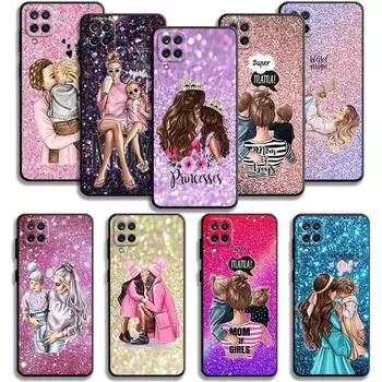 Чехол для телефона Samsung Galaxy A70 A70s A50 A30s A04s A20s A20e A02 A02s A03 A42 M52 M31 M04, женский чехол для мамы и девочки Samsung M31