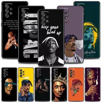 Чехол для телефона Samsung Galaxy A72 A52 A53 A71 A91 A51 A41 Note 20 Ultra 8 9 10 Plus 5G Чехлы Gangsta Rapper 2pac Tupac Rap Samsung Note 8