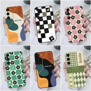 Чехол для телефона Samsung Galaxy S20 S21 + FE S22 S23 + Ultra Note 20 Ultra Fashion, противоударный квадратный силиконовый чехол для Samsung S23, бамперы Fundas Samsung Note 10 Lite