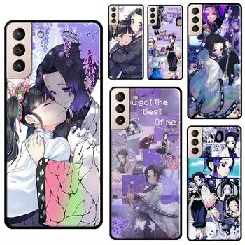 Чехол для телефона Samsung Galaxy S21 S20 FE Note 20 S22 Ultra Note 10 S8 S9 S10 Plus с изображением аниме-убийцы демонов Канао Шинобу сама Galaxy S8