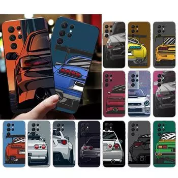 Чехол для телефона Samsung Galaxy S22 S20 Note20 Ultra S20 S22 S21 S10 S9 Plus S10E S20FE Note10Plus Note9 JDM Sports Car S9