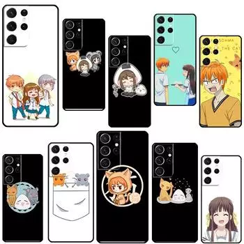 Чехол для телефона Samsung Galaxy S22 S21 Note 20 Ultra Note 10 S8 S9 S10 Plus S20 FE с изображением корзинки с аниме-фруктами Galaxy S10 5G