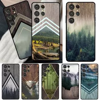 Чехол для телефона Samsung Galaxy S23 S21 S22 Ultra Note 20 S8 S9 S10 Plus Note 10 Plus S20 FE с рисунком природы из дерева Galaxy S20Ultra