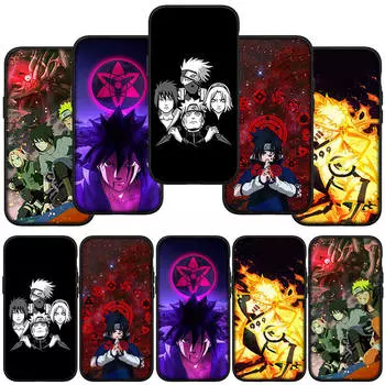 Чехол для телефона Samsung Galaxy S23 S24 iPhone 16 15 14 Xiaomi Redmi Note 13 12 11 Plus 10 Pro Max X XR OPPO Huawei Wallpaper Naruto Uchiha Sasuke Cover for iPhone (6)(6s) олений