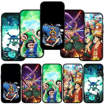 Чехол для телефона Samsung Galaxy S23 S24 iPhone 16 15 14 Xiaomi Redmi Note 13 12 11 Plus 10 9 Pro Max X XR OPPO Huawei Luffy Roronoa Zoro One Piece Cover for iPhone 11 Pro аэро