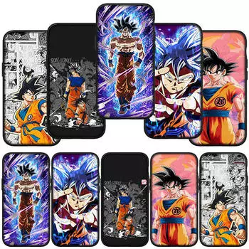 Чехол для телефона Samsung Galaxy S23 S24 iPhone 16 15 14 Xiaomi Redmi Note 13 12 11 Plus 10 9 Pro Max X XR OPPO Huawei Super Dragon Ball Goku DragonBall for Huawei Y9A аэро