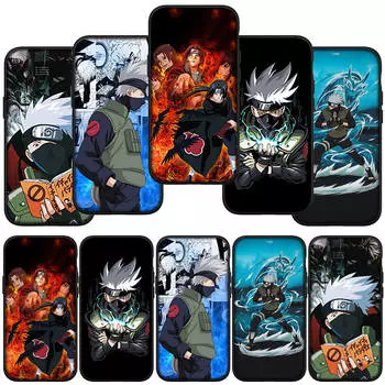 Чехол для телефона Samsung Galaxy S23 S24 iPhone 16 15 14 Xiaomi Redmi Note 13 12 11 Plus 10 9 Pro Max X XR OPPO Huawei Kakashi Anime Itachi Naruto Cover for OPPO A54S экрю