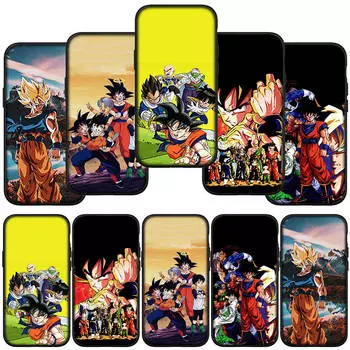Чехол для телефона Samsung Galaxy S23 S24 iPhone 16 15 14 Xiaomi Redmi Note 13 12 11 8 Plus 10 9 Pro 14C Max X XR OPPO Huawei Dragon Ball Super Goku Cover for Samsung Galaxy S7 Edge олений