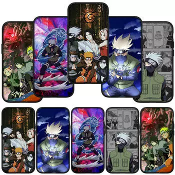 Чехол для телефона Samsung Galaxy S23 S24 iPhone 16 15 14 Xiaomi Redmi Note 13 12 11 Plus 10 9 Pro Max X XR OPPO Huawei Kakashi Naruto Itachi Uchiha Cover for Xiaomi Poco X6 Pro экрю
