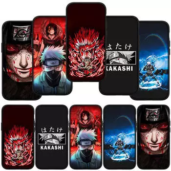 Чехол для телефона Samsung Galaxy S23 S24 iPhone 16 15 14 Xiaomi Redmi Note 13 12 11 Plus 9 Pro Max X XR OPPO Huawei Kakashi Akatsuki Naruto Itachi Cover for Samsung Galaxy A50 аэро