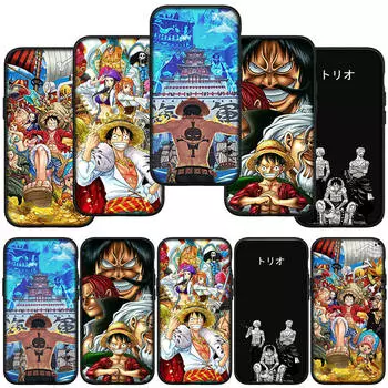 Чехол для телефона Samsung Galaxy S23 S24 iPhone 16 15 14 Xiaomi Redmi Note 13 12 11 8 Plus 10 9 Pro 12C Max X XR OPPO Huawei Anime Luffy One Piece Cover for Samsung Galaxy M35 ceil