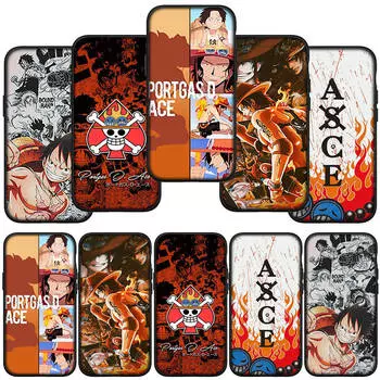 Чехол для телефона Samsung Galaxy S23 S24 iPhone 16 15 14 Xiaomi Redmi Note 13 12 11 8 Plus 10 9 Pro 12C Max X XR OPPO Huawei Ace Luffy One Piece Cover for iPhone 12 Mini аэро