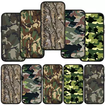 Чехол для телефона Samsung Galaxy S24 S23 iPhone 15 14 Xiaomi Redmi Note 13 12 11 8 10 9 Pro Max X XR OPPO A15 Huawei Military Army Camouflage Camo Cover for Samsung Galaxy A30 аэро